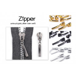 Schieber für 5mm Reißverschlüsse